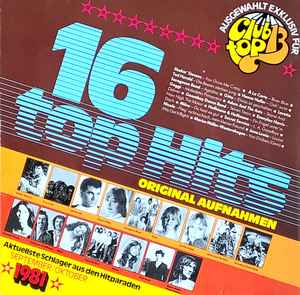 Various – Club Top 13 / 16 Top Hits September / Oktober 1981 - CC