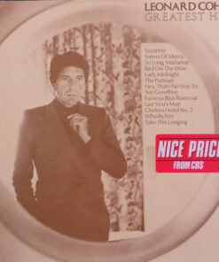 Leonard Cohen - Greatest Hits - LP