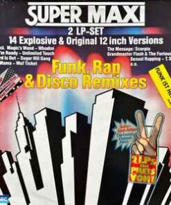 Various – Super Maxi (Funk, Rap & Disco Remixes) - 2 LP / Red Vinyl