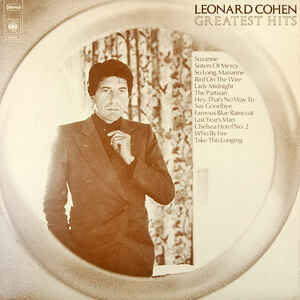 Leonard Cohen - Greatest Hits - LP