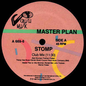 Master Plan ‎– Stomp - 12" Maxi
