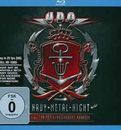 U.D.O.  Feat. The Marinemusikkorps Nordsee – Navy Metal Night - 2 CD + Blu-ray