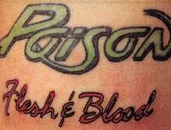 Poison – Flesh & Blood - CC